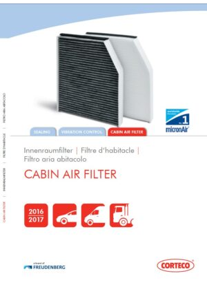 2016 Corteco cabin air filter catalog