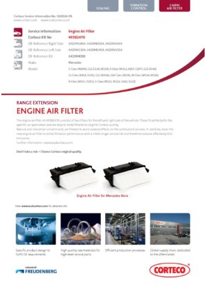 Engine Air Filter 49382470